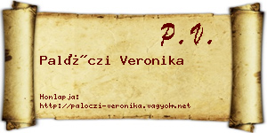 Palóczi Veronika névjegykártya